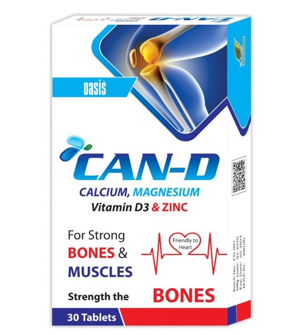 Can-D Tablet | Used for Maintain Healthy Bones and Joints
